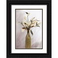 thumbnail image 1 of Murdock, Ramona 17x24 Black Ornate Wood Framed with Double Matting Museum Art Print Titled - Autumn Magnolias, 1 of 4