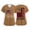 #01 Light Brown, variant on America 250 Years Scrub Shirt for Women Usa Flag Print Fourth Of July V Neck Tops Short Sleeve Lightweight Relaxed Fit Daily Wear Shirts with Pockets, #01 Light Brown, M