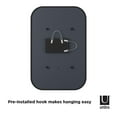 thumbnail image 2 of Umbra Hub Rectangular Mirror 24 x 36" (61 x 91 cm),Black, 2 of 7