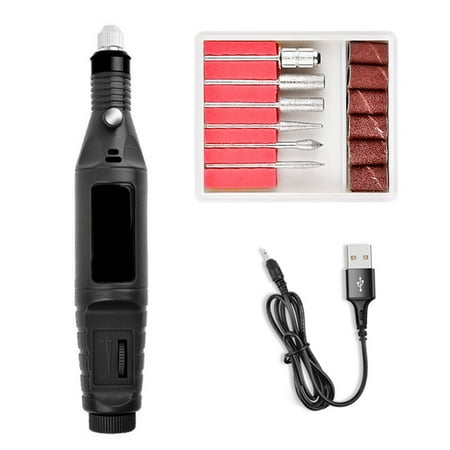 

USB Mini Electric Sander Portable Cordless Rotary Tool for Nail Machine Polisher