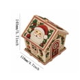 thumbnail image 5 of Clearance! Christmas 3D Wooden House Art DIY Kit Relaxing Craft, Holiday Christmas Handmade Pearl Art Kit Decoration Gifts Kidults Craft for Family Holiday Activity Christmas Gift #26, 5 of 6