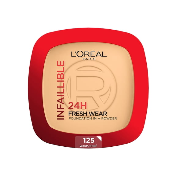 Base de maquillaje en polvo L'Oréal Infallible 24h fresh wear 125 ivory buff 9 g