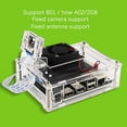thumbnail image 3 of For Nano B01 A02 2GB Acrylic Case Development Board Universal Protective Shell with Cooling Fan, 3 of 7