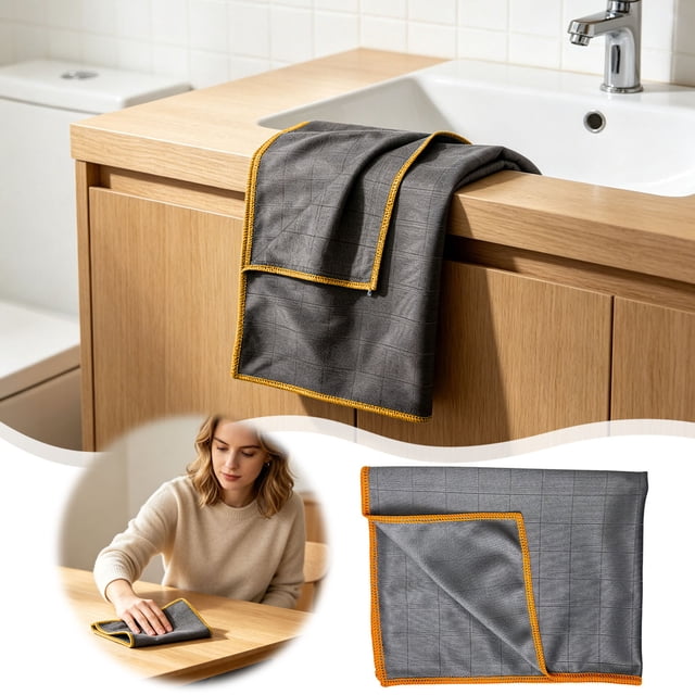 Outdor Fiber Cleaning Cloth Reusable Fiber Cleaning Cloth Water Stains And Polishes Suitable For Homes Windows