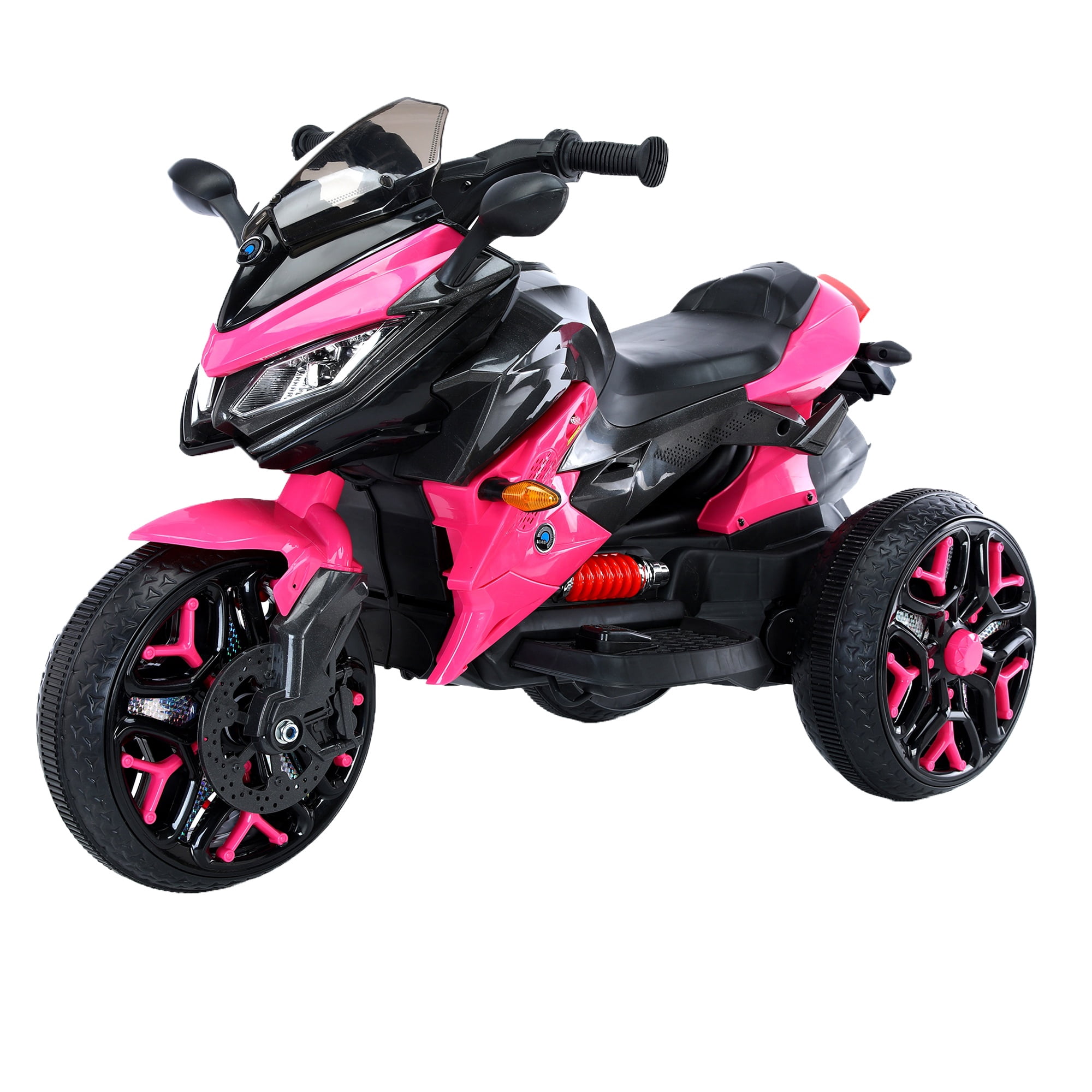 TAMCO 12V Electric Motorcycle Ride-On, Pink, for Kids 3-6 Years, Plays Music