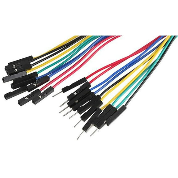 PRO SIGNAL - 150mm Male to Female Jumper Cables - Pack of 10
