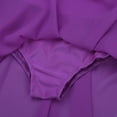 thumbnail image 6 of Hansber Girls Kids Modern Lyrical Dance Dress Mesh High Low Hem Ballet Dance Gymnastics Leotard Dress Purple 11-12, 6 of 6