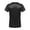 A Black, variant on Mens Shiny Satin V Neck Short Sleeve T-Shirt Pajamas Sleepwear Shirts Tops