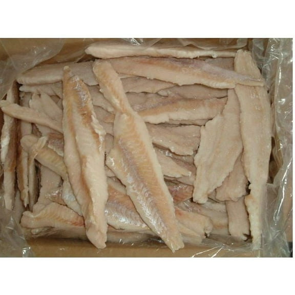 Frozen Seafood 2/4 Ounce Alaskan Pollock, 25 Pound - 1 each.