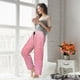 thumbnail image 5 of Balery Sparkly Pink Glitter Pantalones de pijama para mujer, pijamas ultraligeros, pantalones de estar por casa-Large, 5 of 6