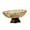 L Brown, variant on Fruit Bowl Pedestal Decorative Bowl Home Decor ABS Material for Dining Room Table Centerpiece Use