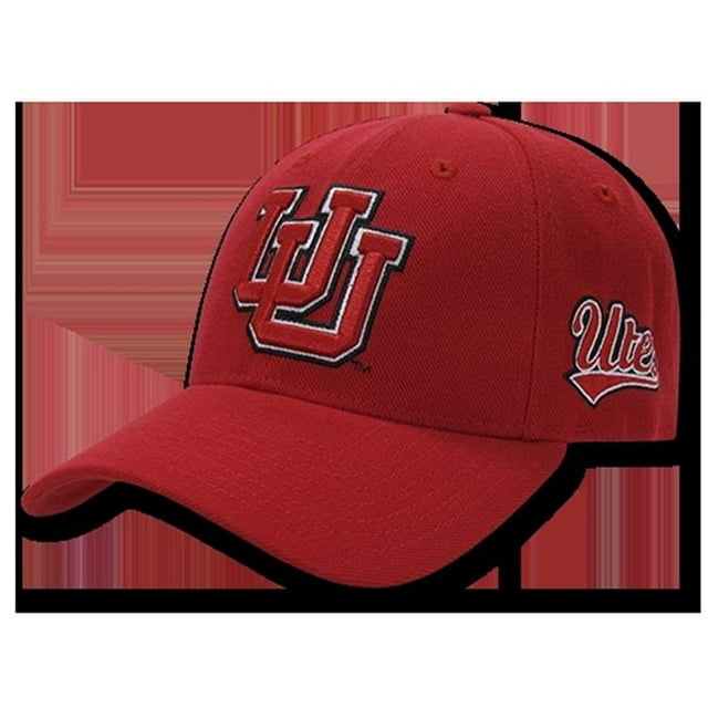 W Republic Apparel 1004-176-RED University of Utah Structured Acrylic Cap, Red
