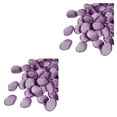 thumbnail image 3 of Decodeary 400 Pcs Pétales de Soie pour Décorations Polyvalentes Polyester Écologique Réutilisable Pâte de Haricot Violet Couleur Unie 2ensemble, 3 of 6