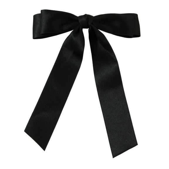 Hair Ribbon Bows For Women Satin Bow Hair Clip With Long Tail Bowknot Hair Barrettes For Girls Ribbon Hair Ties Accessories