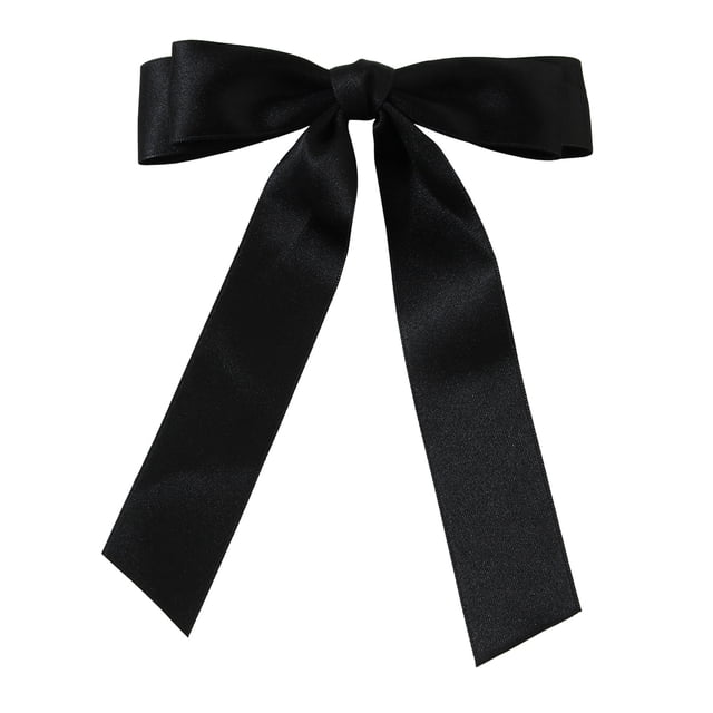 Barrette Accessoires pour Femmes Ruban Nœuds Satin Longue Queue Nœud Clips Attaches Cheveux Bijoux