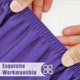 thumbnail image 3 of Polyester Blend Tablecloth | Elegant Semi-Drop Design with Wrinkle Resistant & Machine Washable | Solid Color Stretch Fabric for Wedding, Birthday, Restaurant Events (90x132 Inch), 3 of 9