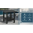 thumbnail image 5 of Clihome  HIPS Outdoor Double floor Resin Side Table Dark Grey, 5 of 5