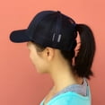 thumbnail image 3 of Women Adjustable Baseball Cap Outdoor Summer Hats Mesh Net Trucker Hat, 3 of 3