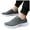 Dark Gray, variant on Dakaela Men's Slip on Walking Shoes Running Tennis Athletic Gym Workout Cross Training Fashion Sneakers