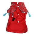 thumbnail image 1 of Ropa para perros estilo chino Cheongsam de satén para mascotas, traje Tang para perros, cachorros y gatos XL, 1 of 14