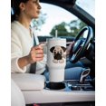 thumbnail image 5 of Funny Pug Puppy Dog Cartoon, 40oz Tumbler, 5 of 7