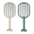 thumbnail image 1 of Zootealy 2 in 1 Bug Zapper Racket Mosquito Killer Lamp USB Rechargeable 3000V Electric Fly Swatter with Hook for Home Outdoor, 1 of 6