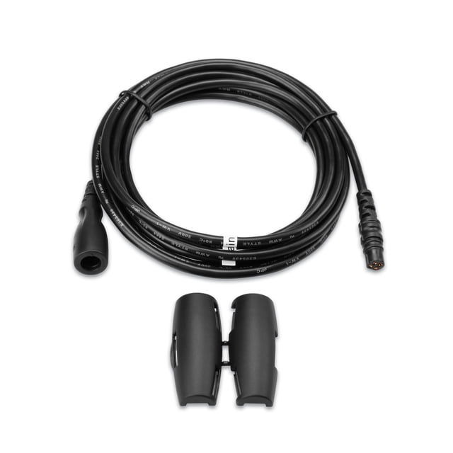 Cable de extensión para transductor Garmin Echo Series, 3 m, negro
