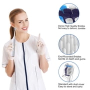 8 Pack Replacement Brush Heads, Compatible with Philips Sonicare Electric Toothbrush, 4pcs Precision Clean and 4pcs Whitening Clean Brush Heads,White.