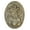 Gold & L, variant on Sungmor Vintage Cast Iron Wall Art Decor, Oval-shaped Ornate Classical Woman Relief Plaque, Decorative Wall Ornament Antique Sculpture for Home or Garden, Rustic Gold Finish