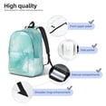 thumbnail image 5 of Daiia Blue Marble Vintage Canvas Backpack for Men and Women ,Hiking Backpack,Travel Laptop Bag for School,Large Capacity Backpack, 5 of 8