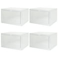 thumbnail image 4 of Plastic Shoe Box, 4/8/12x Stackable Black/ Clear Shoe Storage Box Sneaker Storage Bins Shoe Container Organizer for Women Men, 4 of 11