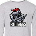 thumbnail image 4 of Inktastic Knights Long Sleeve Youth T-Shirt, 4 of 5