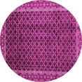 thumbnail image 1 of Ahgly Company Indoor Round Southwestern Pink Country Area Rugs, 7' Round, 1 of 4