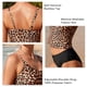 thumbnail image 4 of Traje de baño dividido de verano, conjunto de traje de baño con espalda abierta y correa ajustable para fiesta en la playa, piscina, estampado de leopardo M, 4 of 5