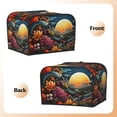thumbnail image 3 of Daiia Sunset Floral Fantasy Landscape Pattern 4 slice Toaster Cover, Toaster Appliance Dust-proof Cover For Kitchen Small Appliance Dust Cover and Fingerprint Protection, 3 of 7