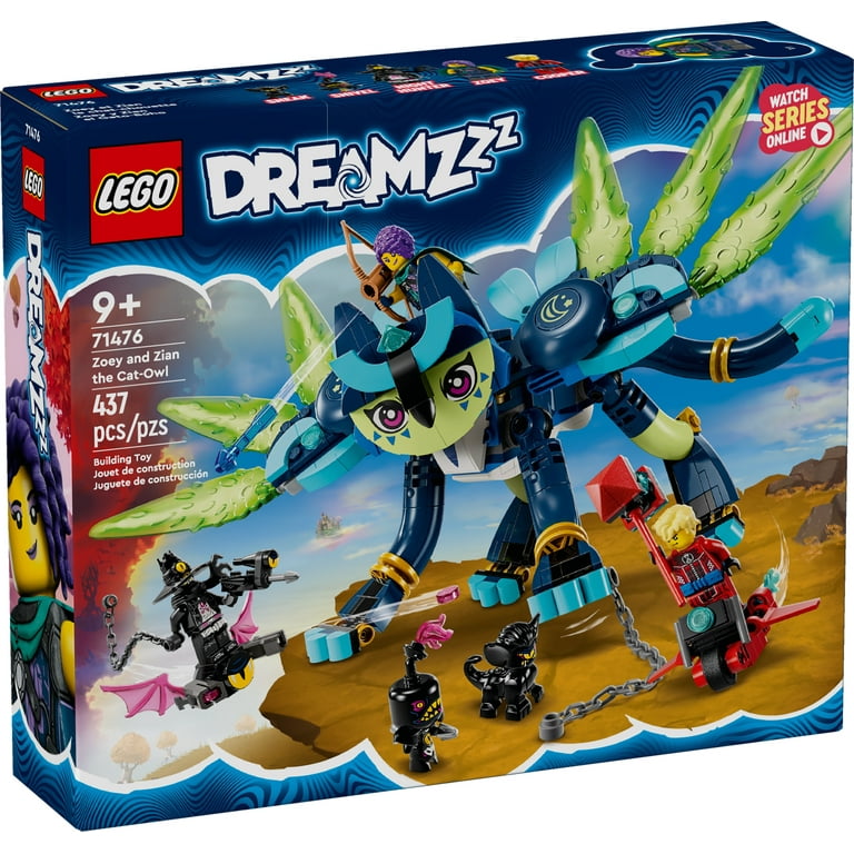 LEGO DREAMZzz Zoey and Zian the Cat-Owl Building Set, TV Show