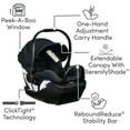 thumbnail image 2 of BOB Wayfinder Travel System, Infant Car Seat and Stroller Combo, Nightfall, 2 of 9