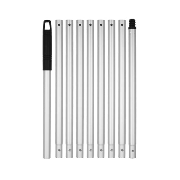 12ft Extension Pole for High Ceilings Aluminum Alloy 9 Sections Telescopic Pole