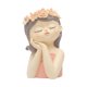 thumbnail image 5 of Maceta para Cabeza de Niña, Maceta para Manualidades, Portalápices de Escritorio, Figurita Decorativa, Maceta para Bonsái para Regalo, Dormitorio, Bar Estilo C Macarena Maceta de florero de busto, 5 of 8