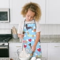 thumbnail image 4 of Colorful Funny Dachshund Kids Aprons for Girls and Boys,Adjustable Neck Strap Toddler Aprons for Kids Cooking Baking, 4 of 7