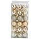 thumbnail image 1 of Adornos de bolas de árbol de Navidad Sincero inastillables juego de 36 decoraciones colgantes doradas, 1 of 10