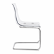 thumbnail image 2 of Silla Vitra Transparente de Polipropileno Minimalista para Comedor y Oficina, 2 of 5