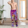 thumbnail image 2 of Sigee Fruit Parfait Colorful print Men's Pajama Pants Lounge Sleep Bottoms with Elastic Waistband and Pockets-Small, 2 of 6
