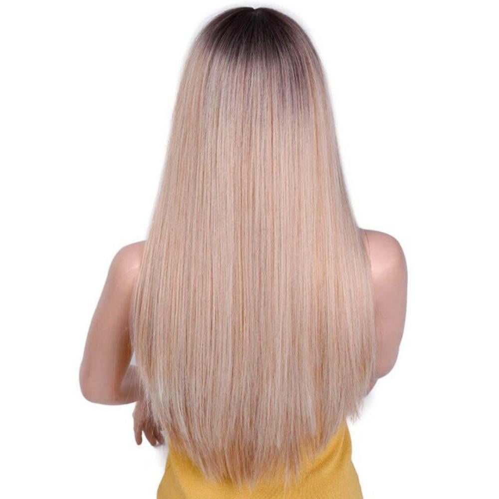 white blonde cosplay wig