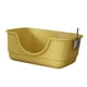 thumbnail image 5 of Caja de arena abierta para gatos, orinal con bordes altos, caja de arena para gatos Amarillo, 5 of 9