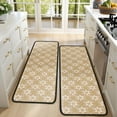 thumbnail image 4 of Kitchen Rugs Sets Of 2,Golden Christmas Pattern Anti Fatigue Kitchen Mat Rugs Non Slip Washable,Decorative Kitchen Floor Mats for Kitchen,Sink,Laundry,17"x47"+17"x47", 4 of 5