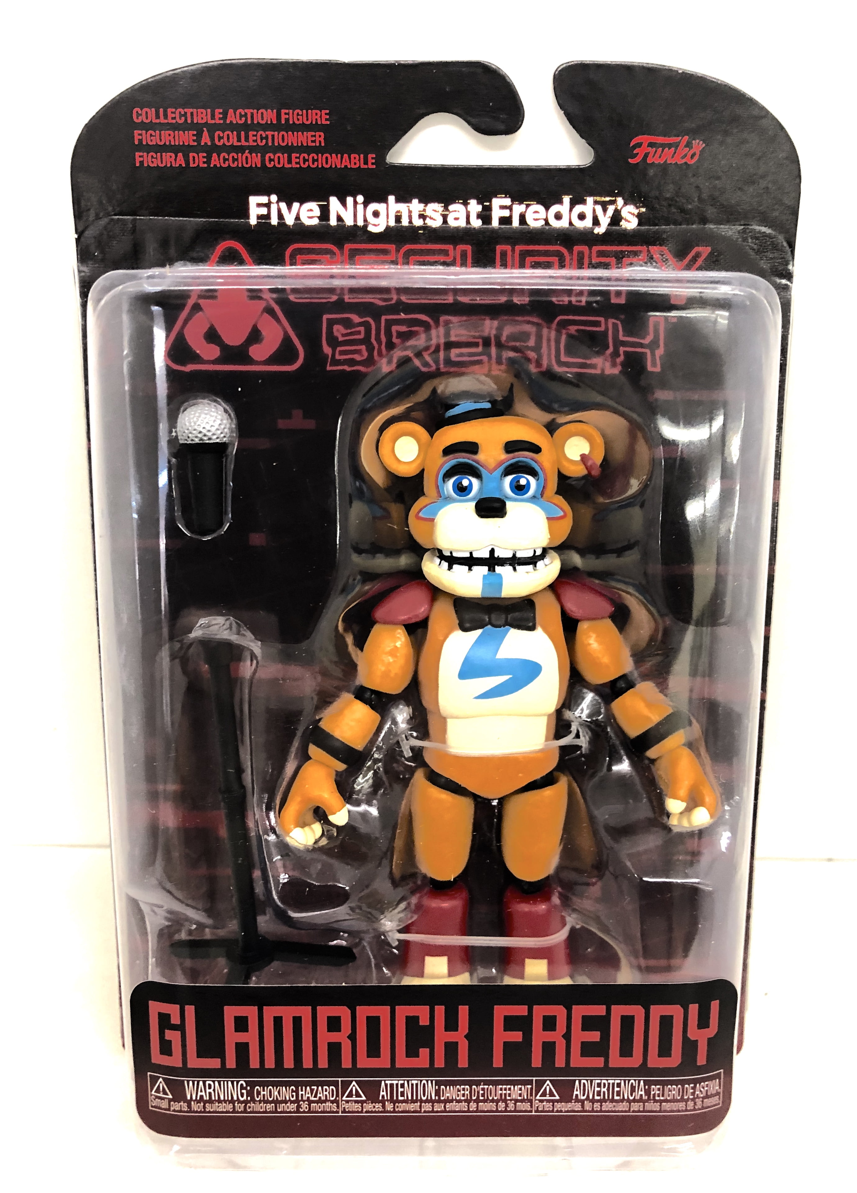Funko Five Nights At Freddy's Security Breach Glamrock Freddy Action Figure!!