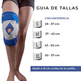 thumbnail image 2 of Rodillera Para Ligamento Cruzado Varillas Flexibles Abierta Super Confort  Neopreno, 2 of 4