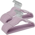 thumbnail image 1 of Velvet Hangers Clothes Hangers with Shoulder Notches Pants Bar Ink UCRFB, 1 of 7