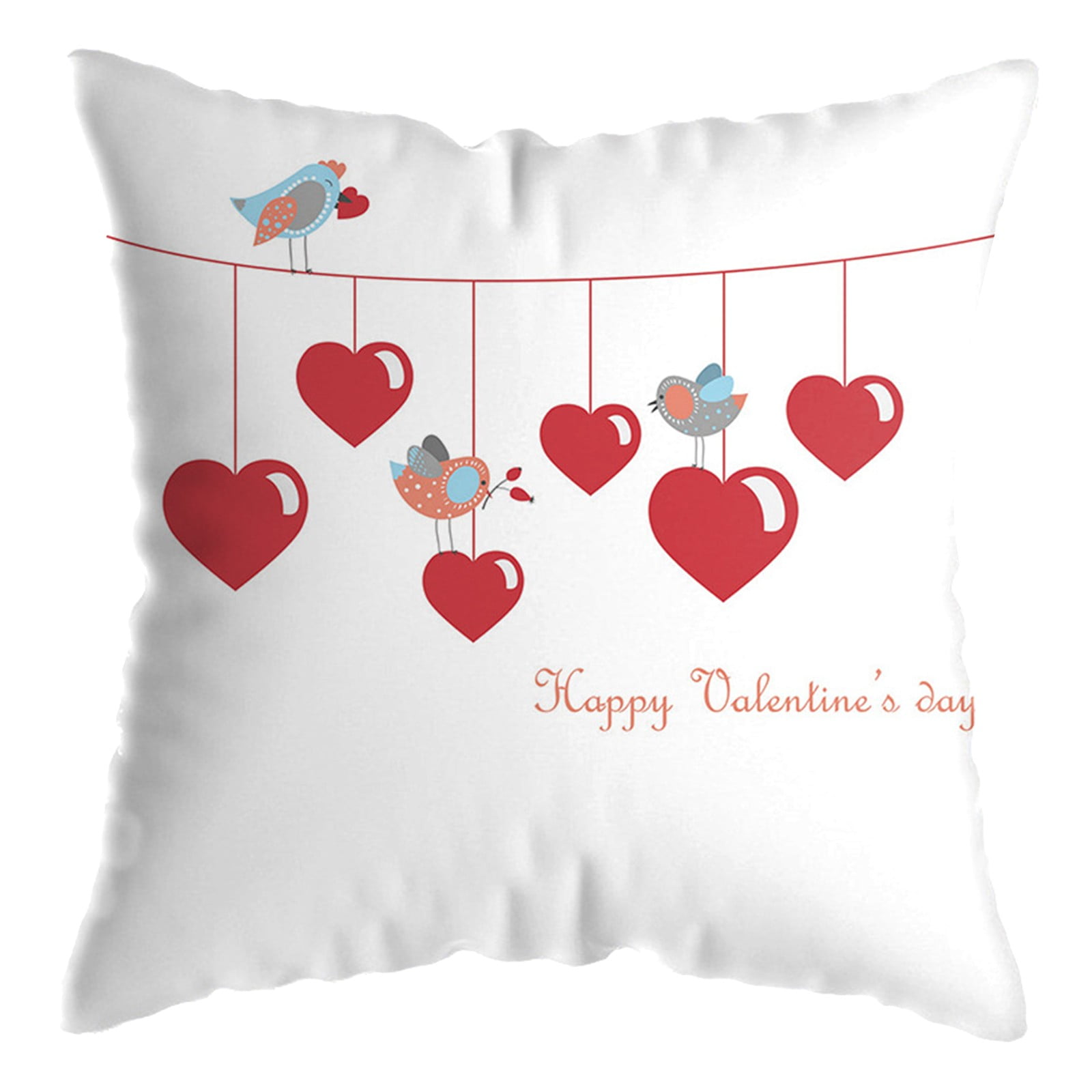 Household Goods Valentine'S Day Pillow Cover Short Plush Cushion Love